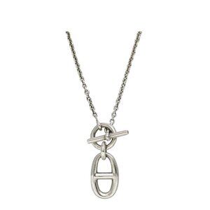 Hermes Necklace Chaine D'ancre Amulet Silver
